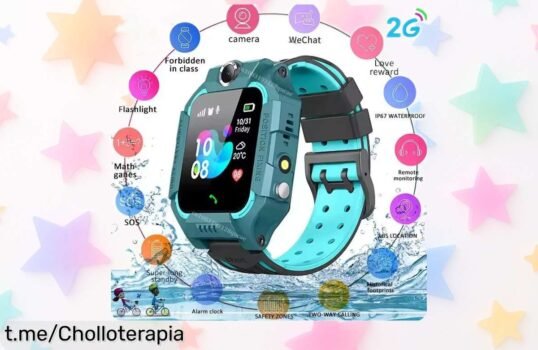 Increíble reloj inteligente para niños con GPS y llamada 2G: localízalos y mantén el contacto al mejor precio, ¡la oportunidad que tu familia necesita ahora!