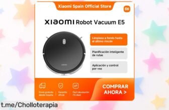Increíble robot aspirador Xiaomi E5 a precio de risa: ¡olvídate del lío y disfruta de tu tiempo libre mientras él limpia por ti!