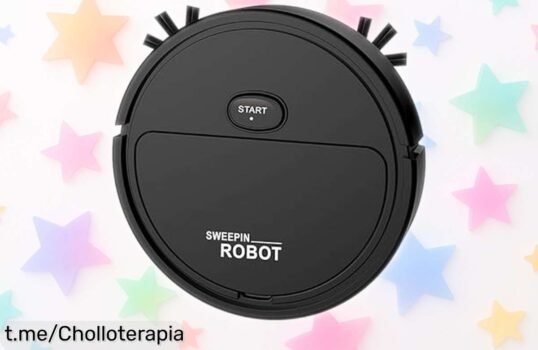 Increíble robot aspirador y fregasuelos 3 en 1, ultra delgado y con una hora de autonomía, ¡un ofertón que no se repite! Aprovecha antes de que se agote, tu hogar lo merece.