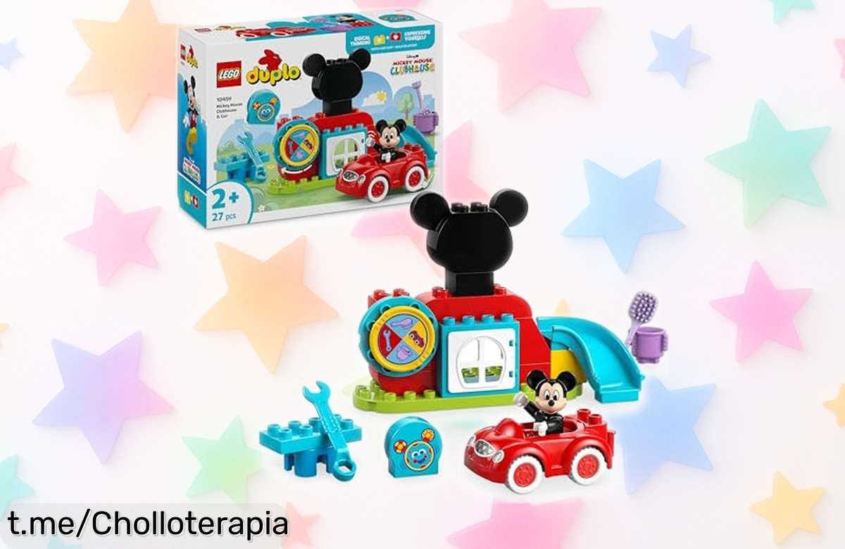 Increíble set LEGO DUPLO Disney con la casa y coche de Mickey para que tus peques aprendan jugando ¡y a un precio regalado que no querrás perderte!