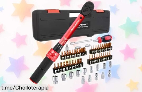 Increíble set de 61 herramientas ATsafepro para bici con llave dinamométrica a un precio rebajado, ¡lleva el mantenimiento de tu bici al siguiente nivel ahora mismo!