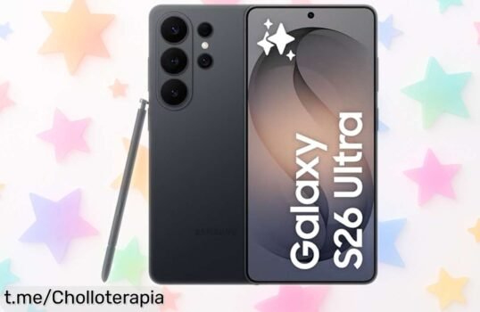 Increíble smartphone Samsung Galaxy S26 Ultra 512GB con cámara de 200MP y 12GB RAM; precio tirado para un pepino así, ¡apresúrate antes de que se agoten!