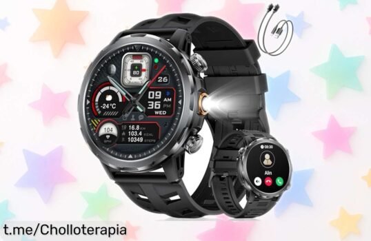 Increíble smartwatch LIGE para hombre con pantalla gigante y más de 100 modos deportivos, ¡un chollazo a precio loco que se va volando! Aprovecha ya antes de que desaparezca.