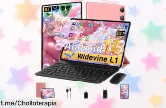 Increíble tablet Android de 10 pulgadas con teclado y ratón: ¡almacenamiento de hasta 2TB y conexión 5G a un precio que vuela! No lo pienses, este chollo se va volando.