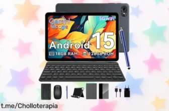 Increíble tablet TABWEE T80 con 6GB de RAM y pantalla HD, ahora a un precio de ganga; no te la pierdas si quieres disfrutar al máximo del entretenimiento desde casa.