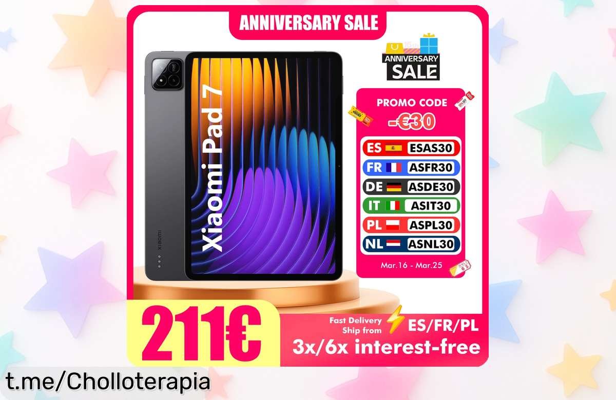 Increíble tableta de 11 Xiaomi Pad 7 con pantalla de 144hz y batería gigante a precio loco, ¡no te la pierdas o volará!