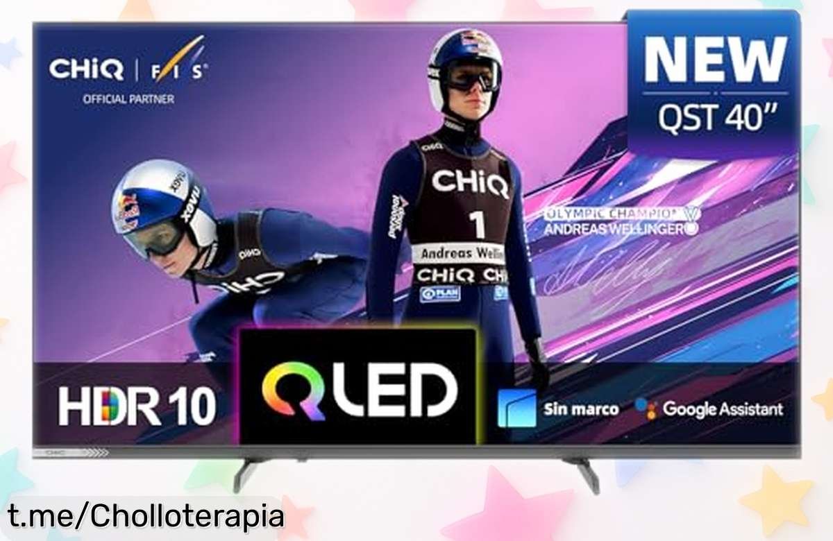 Increíble televisor QLED Pro de 40” con HDR10 y Dolby Audio, ¡reducido a un precio loca que se va volando! Disfruta de momentos inolvidables en tu casa.