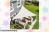 Increíble toldo vela impermeable triangular 3x3m Sunnylaxx, bloqueo del sol y resistencia a la lluvia en un ofertón que vuela; ¡dale a tu jardín el toque ideal antes de que se agote!