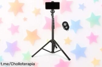 Increíble trípode y palo selfie Amazon Basics que se extiende hasta 162cm: ¡aprovecha este chollo volador con mando a distancia y captura cada momento ya!