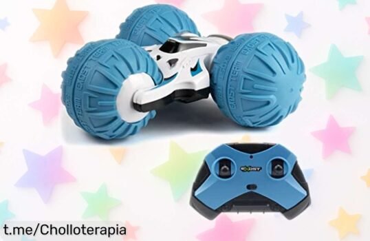 Increíble vehículo de acrobacias Bizak Exost Acrobatic Cyclon, ¡rebajado una barbaridad! Diversión asegurada desde 5 años, corre que vuelan las unidades.