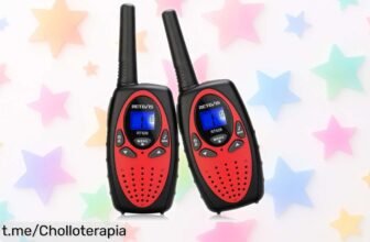 Increíbles walkie talkies Retevis RT628 para peques, perfectos para sus aventuras al aire libre a un precio regalado. ¡No dejes pasar esta oportunidad y llévalos ya!