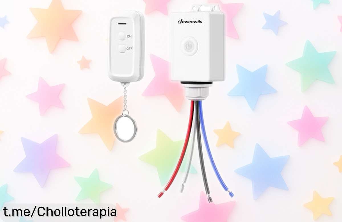 Interruptor de luz inalámbrico DEWENWILS para exterior: donde sea y sin cables, ¡super chollo de control a distancia que no te querrás perder!