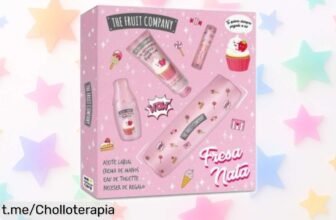 Irresistible set de regalo con fresas y nata de The Fruit Company a un precio increíble que se va volando, ¡hazte con el tuyo antes de que sea tarde!