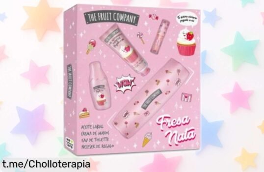 Irresistible set de regalo con fresas y nata de The Fruit Company a un precio increíble que se va volando, ¡hazte con el tuyo antes de que sea tarde!