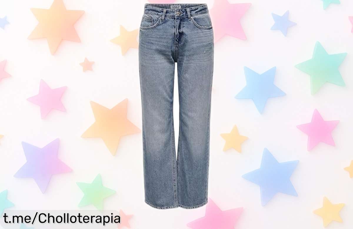 Jeans rectos que realzan tu figura ONLY, modelo ONLELLA Mid Waist, ahora a un precio regalado. No dejes pasar esta oportunidad y luce espectacular en cada paso que des.