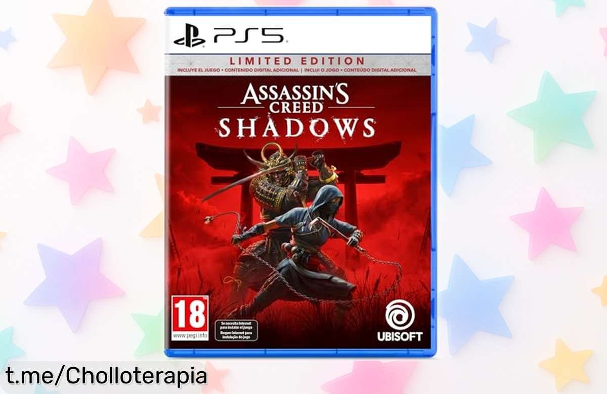 Juego Assassin’s Creed Shadows para PS5, edición limitada en Amazon a un precio increíble: ¡no dejes que se te escape esta historia épica y la aventura en Japón feudal!