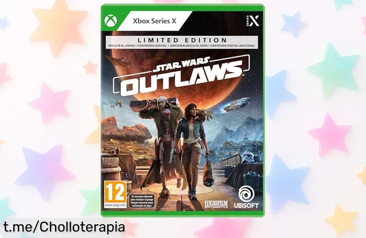 Juego de acción y sigilo Star Wars Outlaws para Xbox Series X, edición limitada exclusiva en Amazon.es a precio de ganga. ¡Corre antes que se agote esta aventura épica!