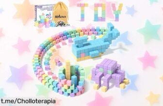 Juego de bloques magnéticos para construcción que encanta a los peques: ¡aplica el cupón y disfruta de un precio rebajado que no durará! Regala diversión y creatividad ya mismo.