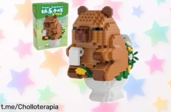 Juego de construcción mini bloques Capybara Juvanovo con 610 piezas, un ofertón que vuela de precio, ¡no te quedes sin el tuyo y dale vida a tus rincones!