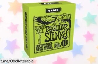 Juego de cuerdas para guitarra eléctrica Ernie Ball Regular Slinky, un chollazo que no fías: ¡el sonido perfecto al mejor precio y solo hasta agotar unidades!