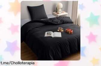 Juego de funda nórdica Utopia Bedding para cama de 90 a un precio regalado: resistencia y fácil lavado que añade calidez a tus noches. ¡No te lo pierdas!