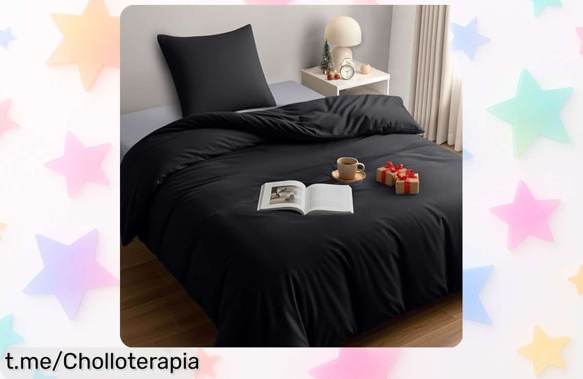 Juego de funda nórdica Utopia Bedding para cama de 90 a un precio regalado: resistencia y fácil lavado que añade calidez a tus noches. ¡No te lo pierdas!