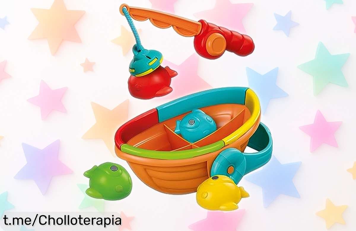 Juego educativo de pesca magnética Clementoni para peques desde 12 meses a un precio de escándalo que volará; diversión en la bañera asegurada, ¡no te quedes sin él!