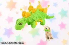 Juguete de peluche interactivo YBCCBY para perros y cachorros, a un precio de escándalo; ¡las unidades vuelan! No te quedes sin el tuyo, la diversión les espera.