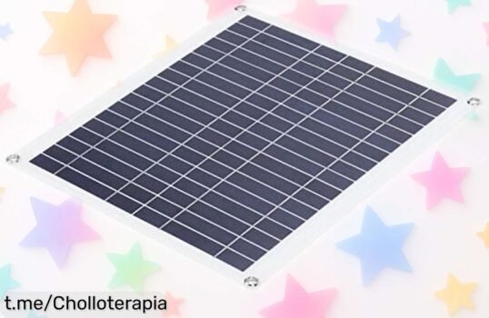 Kit completo de panel solar flexible 100W con cargador y controlador 100A a precio tirado, la oportunidad perfecta para energizar tus aventuras ¡no lo dejes escapar!