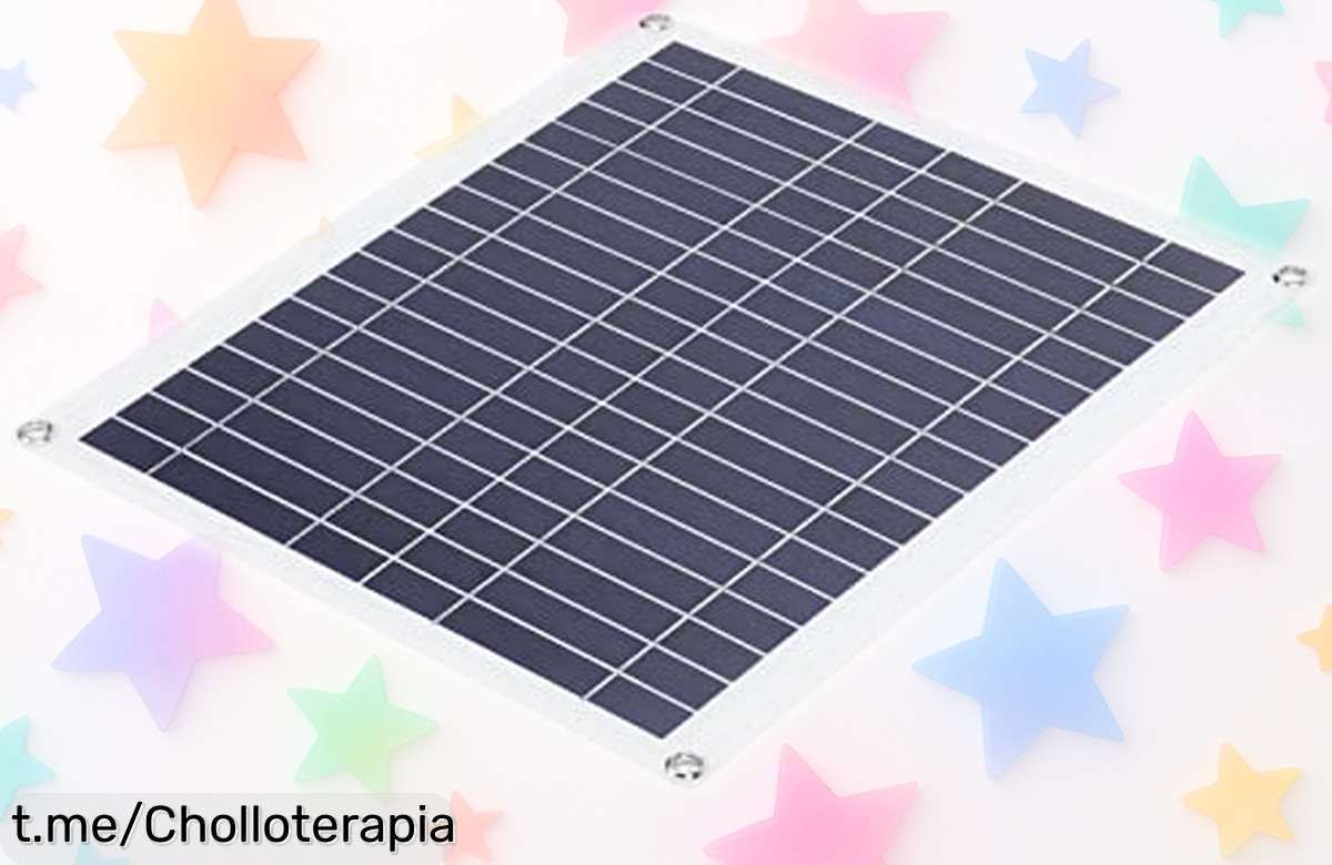 Kit completo de panel solar flexible 100W con cargador y controlador 100A a precio tirado, la oportunidad perfecta para energizar tus aventuras ¡no lo dejes escapar!