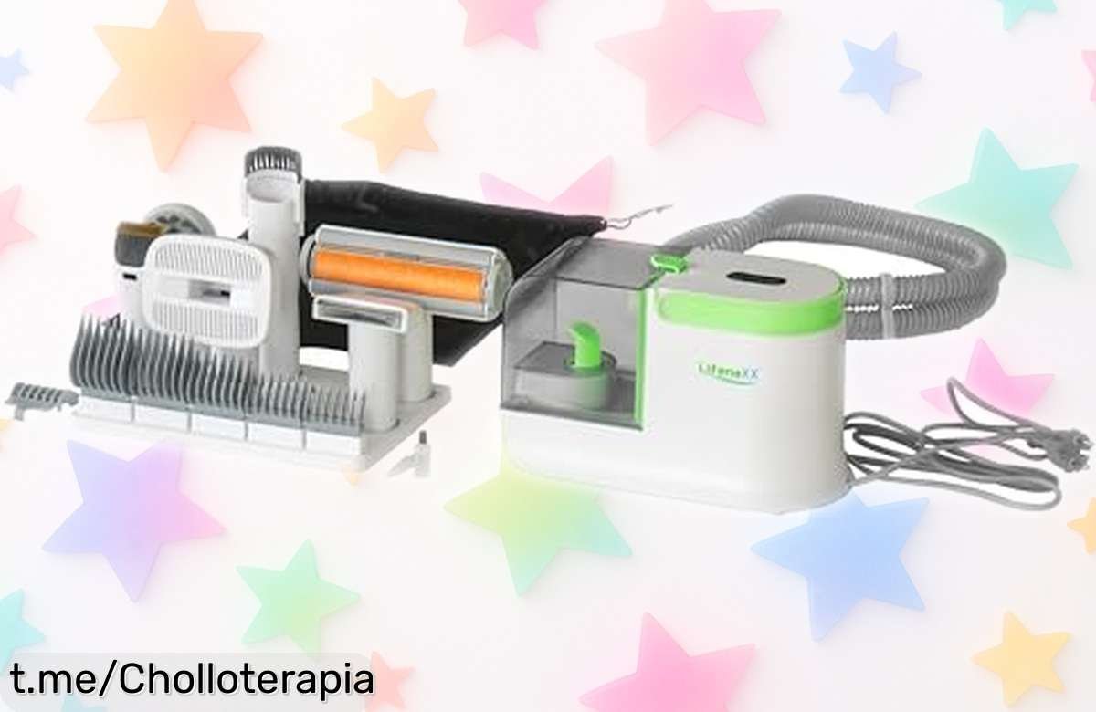 Kit cortapelos Lifenaxx LX052 con aspirador que no asusta: ¡deja a tu peludo impecable y olvídate de pelos por casa! Aprovecha esta rebaja increíble ahora mismo.