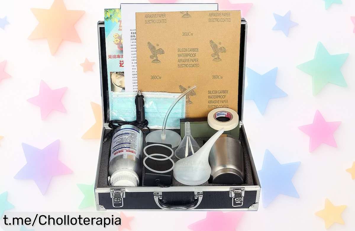 Kit de pulido para faros de coche que deja todo como nuevo, ¡oferta a precio regalado! No te quedes sin el tuyo y dale brillo a tu auto hoy mismo.