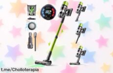 La poderosa aspiradora escoba SmartAI V6 que elimina pelos y suciedad en un suspiro, ¡ahora con precio de risa! No te la puedes perder, dale nueva vida a tu hogar.