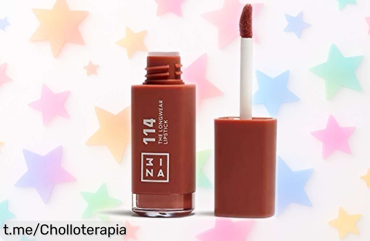 Labial líquido mate 3INA con ácido hialurónico en oferta increíble, ¡hidrata y dura todo el día! Aprovecha este descuentazo antes de que se acabe.