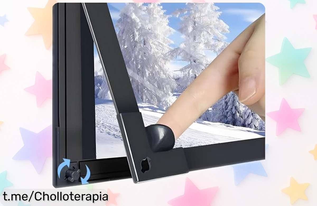 Lámina aislante para ventanas Mellroom que frena el frío y corta corrientes; ¡ofertón tirado de precio, apúntate ya antes de que se vuele!