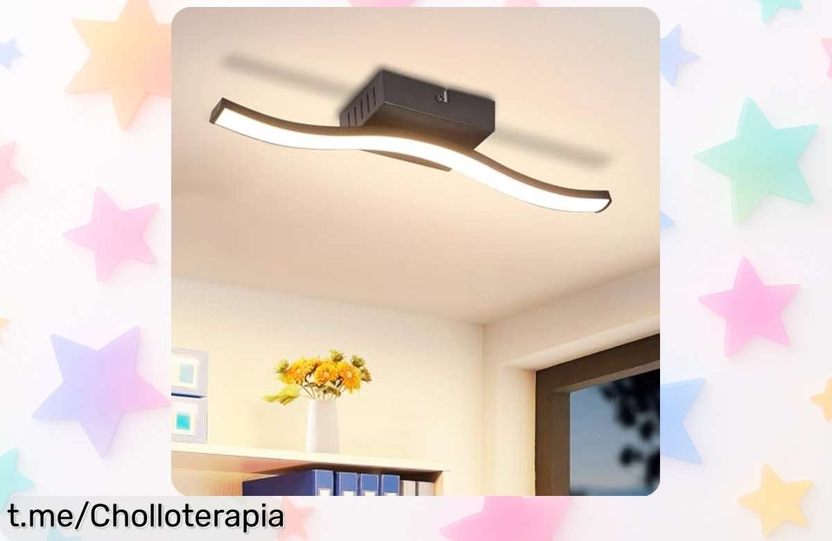 Lámpara de techo Homefire LED: el chollo que iluminará tu hogar con estilo y calidez, transforma cualquier rincón en un instante. ¡No dejes pasar esta oportunidad única!