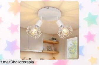 Lámpara de techo LED con 2 focos movibles que ilumina tus espacios, precio de risa y pocas unidades disponibles, ¡haz que brille tu hogar antes de que se agote!