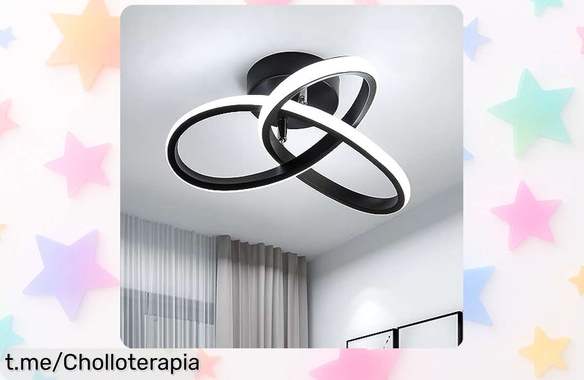 Lámpara de techo LED moderna Comely, elegancia en forma de flor a un precio loco que no se repite; ilumina tu hogar y renueva tus espacios antes de que desaparezca esta oferta.