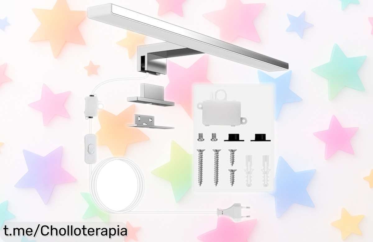 Lámpara para espejo Aogled 10W con luz natural y resistente al agua, ¡rebajada a un precio escándalo! Ilumina tus días: solo quedan pocas unidades, no dejes pasar esta oportunidad.