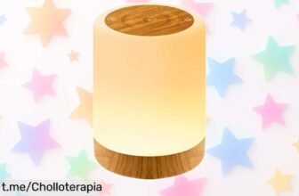 Lámpara recargable Auxmir con 256 colores y temporizador: ¡bajada de precio loca que no cuadra, vuela rápido! Dale vida a tu cuarto antes de que se acabe esta oferta.