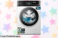 Lavadora Cecotec Bolero DressCode 12 kg: Super chollo con vapor y motor inverter, ¡a este precio vuela! No te quedes sin la tuya y haz que cada colada sea un placer.