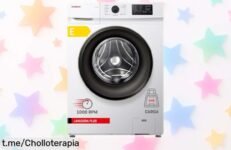 Lavadora Corberó CLH610MC con 15 programas y centrifugado a 1000 rpm, ¡ofertón que vuela! No dejes escapar este precio tirado y limpia tu hogar como nunca.