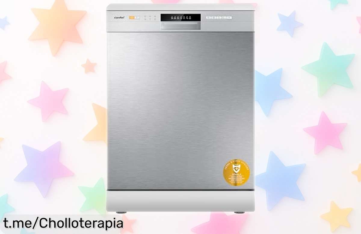 Lavavajillas COMFEE’ CDWPF1201PS de 12 cubiertos: limpieza exprés en 30 min, secado extra y precio rebajado a la velocidad del rayo. ¡No te quedes sin el tuyo!