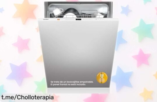 Lavavajillas integrado COMFEE’ CDWPB1215PBEU: limpieza exprés en 30 minutos y control desde tu móvil a un precio loco que no te puedes perder, ¡aprovéchalo ya!