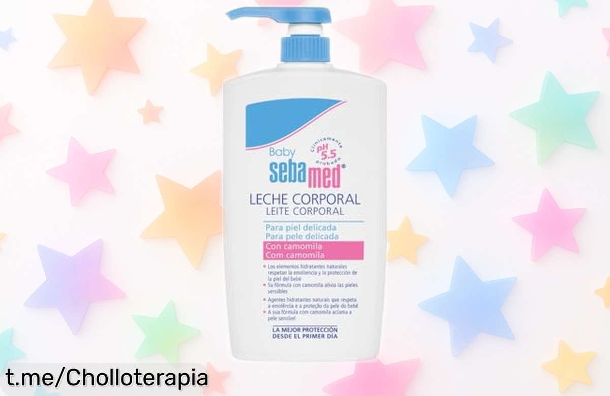 Leche corporal Seba Med para bebés que protege su piel, ¡ofertón increíble que nunca se repite! Cuida y mima su delicado cutis a un precio de locura.