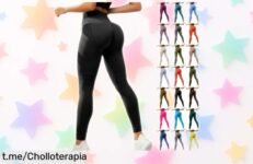 Leggins deportivos Xinaroue que moldean tu figura a un precio loco: usa el cupón y haz que tus outfits brillen sin arruinarte. ¡Corre, están volando!