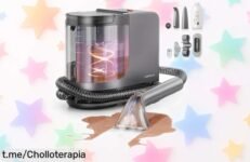 Limpiador de tapicerías portátil uwant B400, un super chollo que arranca hasta las manchas más duras y deja tus sofás impecables. ¡Aprovecha esta oferta rebajada y sorpréndete!