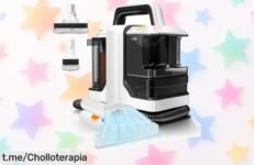 Limpiador portátil 750W para alfombras y sofás, succión potente en spray a un precio de escándalo: ¡dile adiós a la suciedad y vuelve a disfrutar tu hogar!