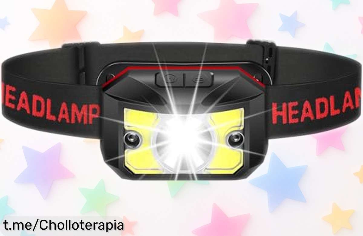 Linterna frontal recargable Winzwon con luz LED superbrillante, súper chollo para tus aventuras nocturnas y hasta 20 horas de batería. ¡No te lo pierdas!