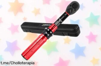 Llave dinamométrica ATsafepro 1/4'' para bici y moto, ajusta con precisión sin miedo a fallar; aprovecha este chollo antes de que desaparezca ¡te lo agradecerá tu mecánico!